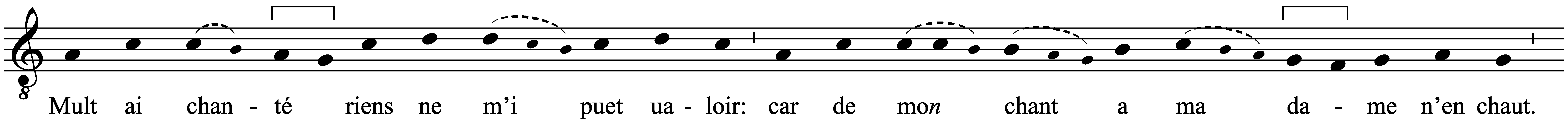 Work musical notation